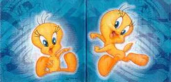 Serviette Tweety, Rarität